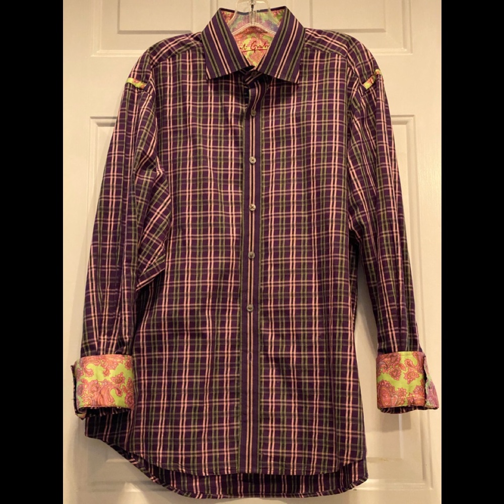 Robert Graham long sleeve button down shirt XL